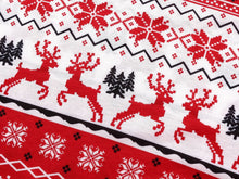 Carregar imagem no visualizador da galeria, Red Christmas elk print Fmalily Matching Pajamas