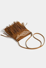 Load image into Gallery viewer, Western Cowboy Brown Fringe Crossbody Bag