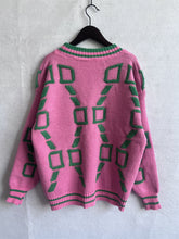 Indlæs billede til gallerivisning V-Neck Casual Color Contrast Knit Cardigan