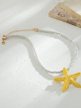 Load image into Gallery viewer, Santorini Starfish Necklace ~ Gold