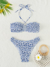 Load image into Gallery viewer, Floral Halter Bikini Suit