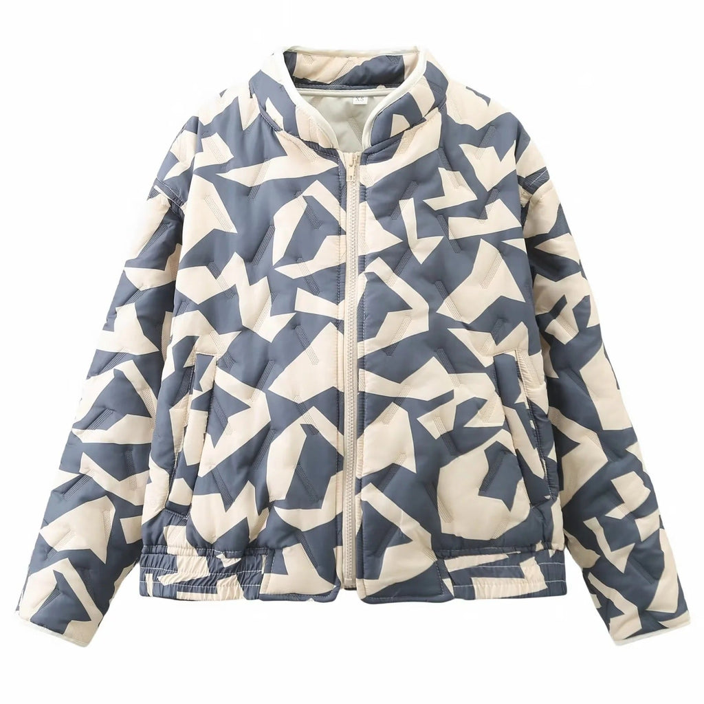 Irregular Printed Jacket