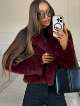 Načíst obrázek do prohlížeče Galerie, Faux Fur Collar Jacket