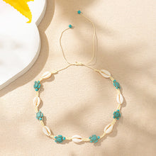 Lataa kuva Galleria-katseluun, Vacation Ocean-Inspired Shell Necklace &amp; Bracelet Set