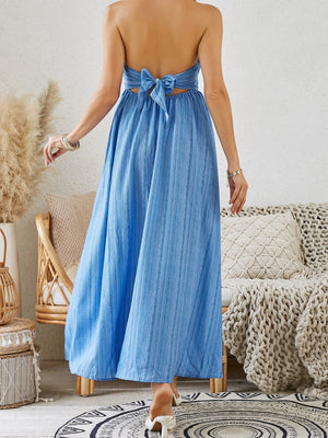 Sleeveless Flowy Beach Maxi Dress