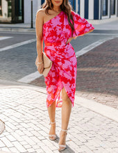 Load image into Gallery viewer, Rilee One Shoulder Midi Dress