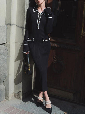 Ruffled Fashion Knit Dress