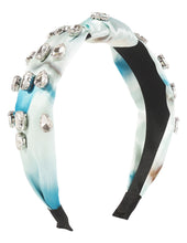 Lataa kuva Galleria-katseluun, Knotted Tie-Dye Rhinestone Headband