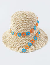 Carregar imagem no visualizador da galeria, Embroidered Floral Wrap Bucket Hat