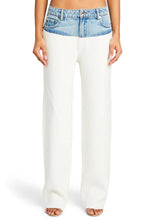 Load image into Gallery viewer, knitted patchwork jeans