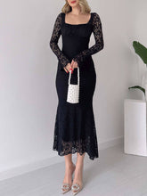 Carregar imagem no visualizador da galeria, Lace Ruffle Dress