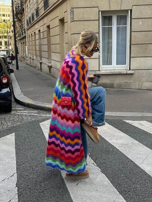 Wave Mohair Cardigan