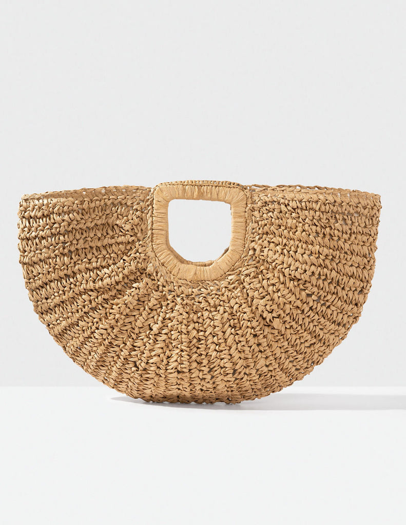 Sac en paille naturelle