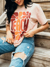 Carica l&#39;immagine nel visualizzatore di Gallery, Teach - With Fun Flower Petal Graphic Tee