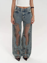 Load image into Gallery viewer, Trixie Blue Transparent Jeans