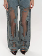 Load image into Gallery viewer, Trixie Blue Transparent Jeans