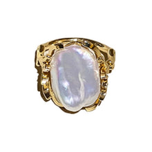 Lataa kuva Galleria-katseluun, Baroque Pearl Open Ring