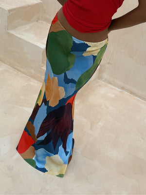 Abstract Geometric Pattern Skirt