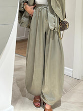 Load image into Gallery viewer, Brown Jacket + Drawstring Pants Casual Two-piece Suit