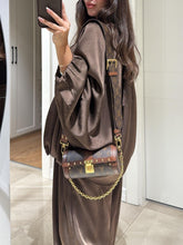 Load image into Gallery viewer, Brown Jacket + Drawstring Pants Casual Two-piece Suit