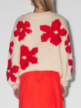 Load image into Gallery viewer, All-Match Crew Neck Floral Sweater