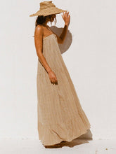 Indlæs billede til gallerivisning Drawstring Draped Holiday Style Dress