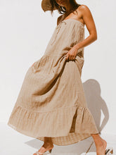 Indlæs billede til gallerivisning Drawstring Draped Holiday Style Dress