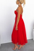 Load image into Gallery viewer, Modern-day Princess Chiffon Suspenders Party Maxi Dress