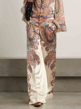 Load image into Gallery viewer, Exquisite Vintage Paisley Print Wide-leg Pants