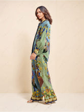 Laden Sie das Bild in den Galerie-Viewer, Unique Holiday Printed Puff Sleeve Casual Lanyard Suit