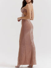 Load image into Gallery viewer, Strappy Sequin Maxi Dress