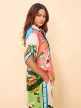 Görseli Galeri görüntüleyiciye yükleyin, Sunny Beach Summer Style Printed Two Piece Set - Top