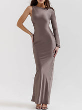 Carica l&#39;immagine nel visualizzatore di Gallery, Smoke One Sleeve Maxi Dress