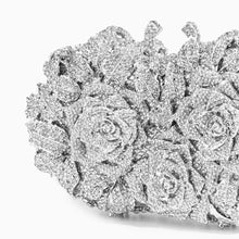 Load image into Gallery viewer, Cecilia Rose Clutch Bag - Silver