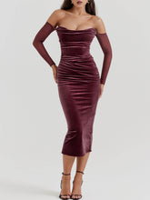 Lataa kuva Galleria-katseluun, Strapless Midi Dress