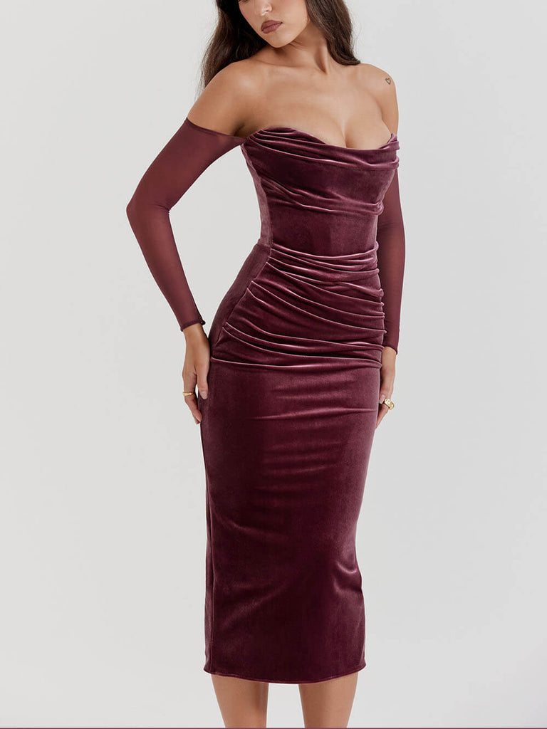 Strapless Midi Dress