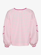 Carregar imagem no visualizador da galeria, Organic Cotton Top - Pink Checks