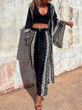 Carica l&#39;immagine nel visualizzatore di Gallery, Boho Printed Harem Pants Mid-Rise Casual Pants