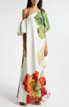 Load image into Gallery viewer, Payton Floral Asymmetric Neck Maxi Dress