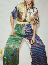 Laden Sie das Bild in den Galerie-Viewer, Special Folk Print Loose Wide Leg Pants