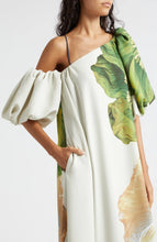 Load image into Gallery viewer, Payton Floral Asymmetric Neck Maxi Dress