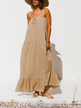 Carica l&#39;immagine nel visualizzatore di Gallery, Drawstring Draped Holiday Style Dress