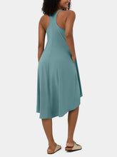 Load image into Gallery viewer, Backless High Low Flowy Midi Quick Dry Casual Dress