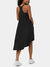 Laden Sie das Bild in den Galerie-Viewer, Backless High Low Flowy Midi Quick Dry Casual Dress