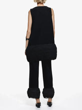 Load image into Gallery viewer, Statement Button Tuxedo Shirt &amp; Fringed Trim Pants