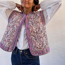 Load image into Gallery viewer, Ethnic Printed Quilted Waistcoat