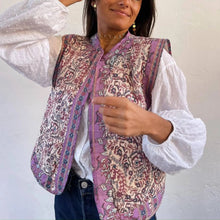 Load image into Gallery viewer, Ethnic Printed Quilted Waistcoat