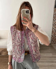 Load image into Gallery viewer, Ethnic Printed Quilted Waistcoat