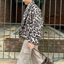 Load image into Gallery viewer, Leopard Print Quilted Jacket