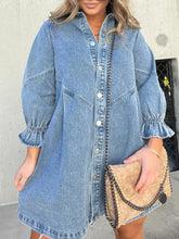 Load image into Gallery viewer, Downtown Denim Dress